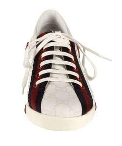 Gucci Boulevard Logo Jacquard Lace Up Sneakers  