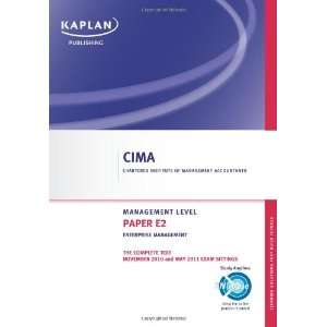  Enterprise Management   Complete Text (Cima 