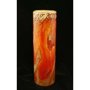   Larochere French Art Glass Art Nouveau Flame Tall Vase: Home & Kitchen
