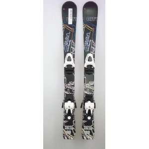   Neon City Red Kids Shape Snow Ski with Salomon T5 Binding 90cm #22479