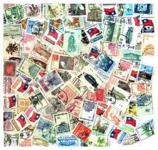 China (Taiwan) Collection   100 Different Stamps  