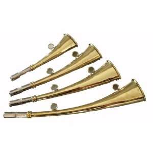  Set of 4 Cord Horns Musical Instruments