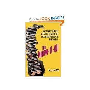  Know It All (9780434013401) A J Jacobs Books