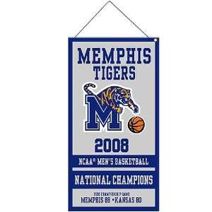 Tigers 2008 NCAA Mens Basketball National Champions 18x36 Vertical 