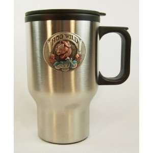  Hog Wild Emblem Insulated Travel Mug