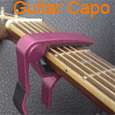 Acoustic Electric Guitar Trigger Change Capo Key Blue  