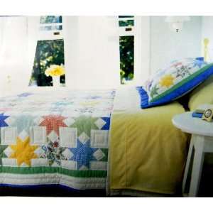    Martha Stewart Twin Quilt Morning Star Pattern: Home & Kitchen