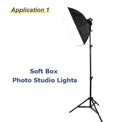 2x 7ft PHOTO STUDIO SOFTBOX UMBRELLA VIDEO LIGHT STANDS  