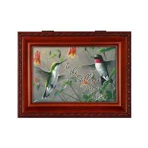  Cottage Garden Birds Musical Jewelry Box Plays You Are My 