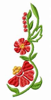 Fantasy Flowers #4 9 Machine Embroidery Designs  