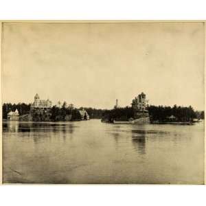  1899 Print Thousand Islands Landscape Canada Archipelago 