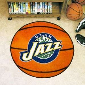 Fan Mats 10193 NBA   Utah Jazz 29 Diameter Basketball Shaped Area Rug