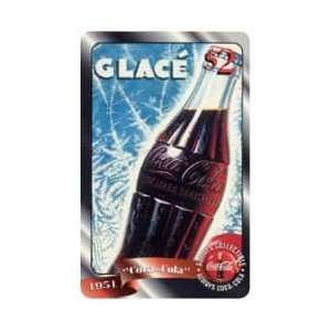 Coca Cola Collectible Phone Card: Coca Cola 96 $2. Cold Coke Bottle 