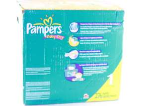 NEW PAMPERS BABY DRY SIZE 1 DIAPERS ECONOMY PACK PLUS 276 COUNT  