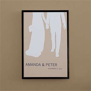  Personalized Wedding Art   Perfect Couple Bride & Groom 