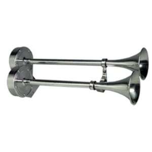  Ongaro Deluxe Ss Dual Trumpet Horn 12V.