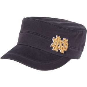   Notre Dame Fighting Irish Ladies Adjustable Cadet Hat   Navy Blue