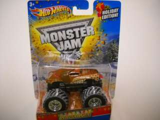 Hot Wheels Monster Jam Truck Flag Series Monster Mutt Holiday Edition 