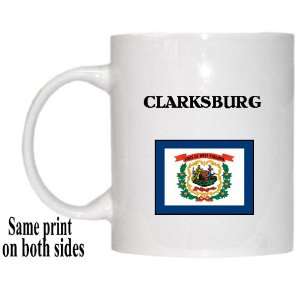    US State Flag   CLARKSBURG, West Virginia (WV) Mug 