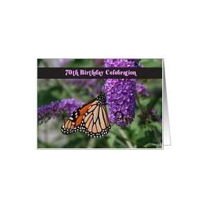  Butterfly 70th Birthday Invitations Card Toys & Games