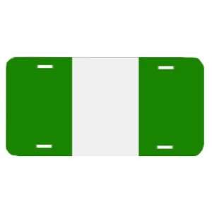 Nigeria Nigerian Flag Vanity Auto License Plate