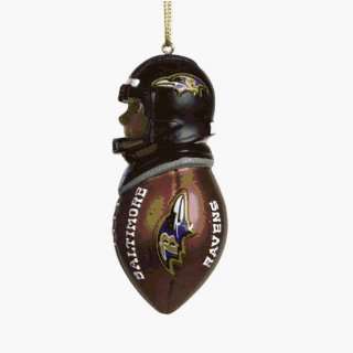 Baltimore Ravens Nfl Team Tackler Player Ornament (4.5 African 