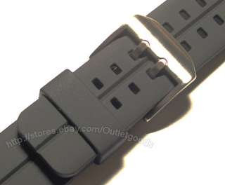 22mm 24mm Italian Rubber Band fits Breitling / Panerai  