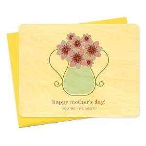  flower mom   single card   happy mothers day youre the 