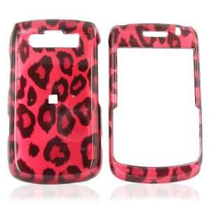    For Blackberry Bold 9700 Hard Case Red Black Leopard: Electronics
