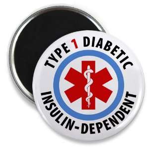  TYPE 1 DIABETIC Insulin Dependent Medical Alert 2.25 
