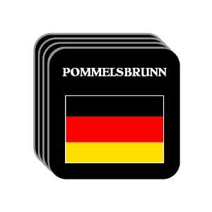  Germany   POMMELSBRUNN Set of 4 Mini Mousepad Coasters 