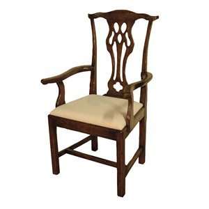   JK106 Chippendale Style Arm Dining Chair, Old English