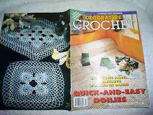 DECORATIVE CROCHET Magazine #40, July 1994 FREE SHIP  