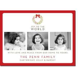 Noteworthy Collections   Digital Holiday Photo Cards (Joy to the World 