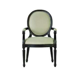  Low Country Louis Arm Chair by Universal   Charcoal 
