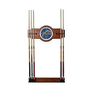  United States Naval Academy Wood and Mirror Wall Cue Rack: Sports