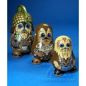    Star Wars Chubbies Series 1 Wookiee Nesting Dolls Toys & Games