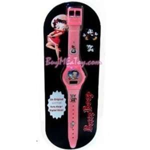  Girls Pink Betty Boop Digital Kids Wrist Watch: Baby