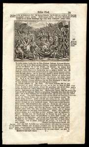   Historical Chronicles of Germanic People Woodcut of The s at War