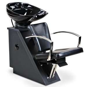 New Black Salon Shampoo Chair & Bowl Unit SU 56BLK  