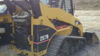 Cat Caterpillar 257B Track Skid Steer Loader DIESEL Tractor Combo 
