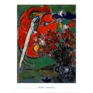  Blumenstilleben St.Jean Cap Ferrat 1956 by Marc Chagall 