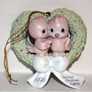   First Christmas Together Dated 1995 Precious Moments Ornament #142700