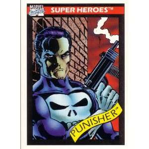 1990 Impel Marvel #47 Punisher Trading Card: Everything 