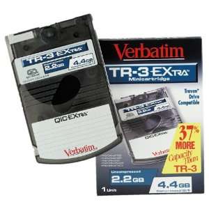  Verbatim 2.2/4.4GB TR3 Extra Travan Data Cartridge 