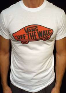 Vans t shirt vintage off the wall skate vans bmx wht*  