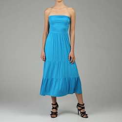 Lapis Womens Tiered Maxi Tube Dress  Overstock