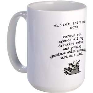  Writers Mug Humor Large Mug by  