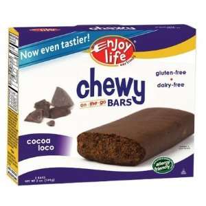 Enjoy Life Cocoa Loco Chewy On The Go Bars, Gluten, Dairy & Nut Free 