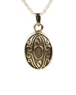 Cremation Filigree Sterling Urn Necklace jewelry oval  